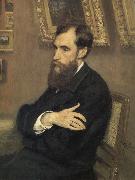 Ilya Repin Portrait of Pavel Tretyakov France oil painting artist